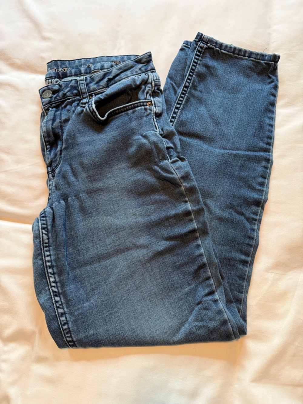 Calvin Klein Medium Wash Denim Jeans, size 10